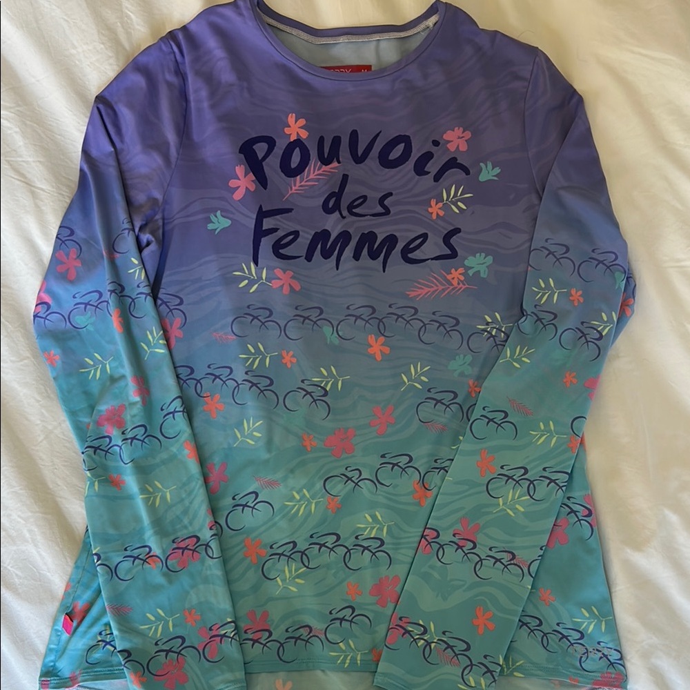 Colorful Long Sleeve Cycling Top